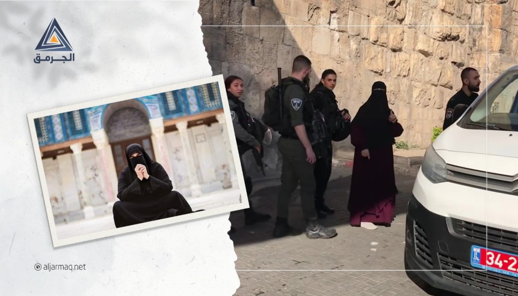 بالفيديو| اعتقال نور محاميد وإبعاد منتهى إمارة عن المسجد الأقصى المبارك