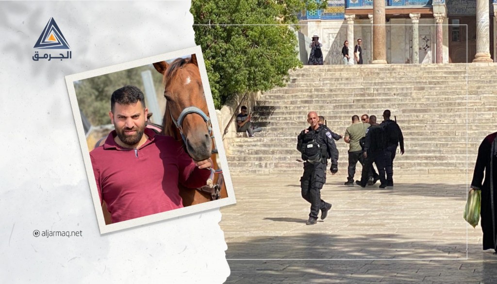 بالفيديو| اعتقال الناشط الفحماوي محمد طاهر جبارين من داخل المسجد الأقصى المبارك