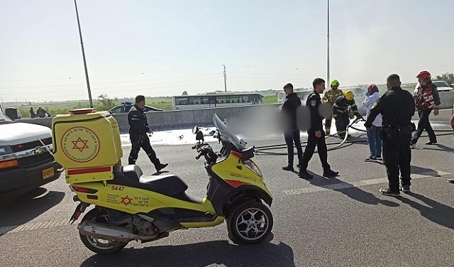 بالفيديو.. مصرع شخصين جراء تحطم مروحية في النقب