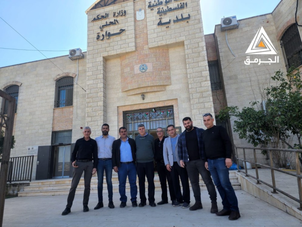 وفد من أم الفحم ينفذ زيارة لحوارة رفضًا لاعتداءات المستوطنيين على البلدة