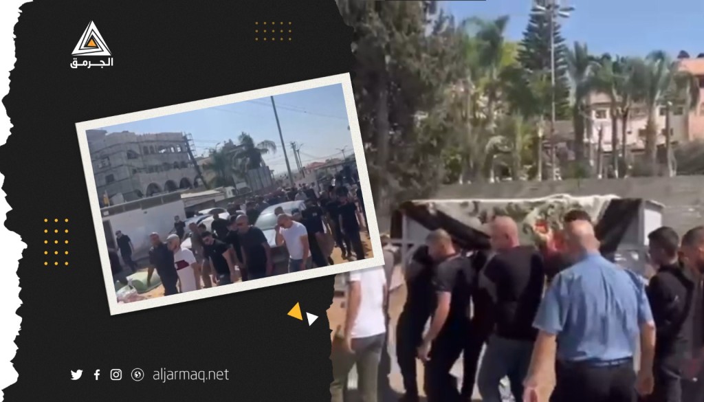 حشد من الفلسطينيين يشيع جثمان الشابة ديما بشناق ضحية جريمة القتل في وادي سلامة
