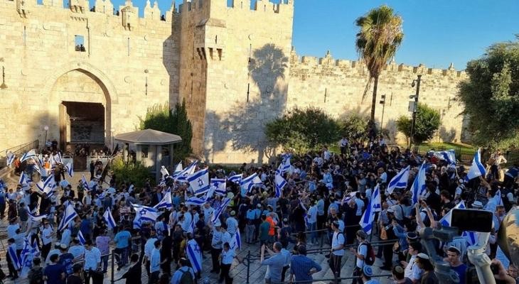 الجبهة والعربية للتغيير تؤكد أن مسيرة الأعلام الإسرائيلية مسيرة كراهية وهدفها توتير الأجواء