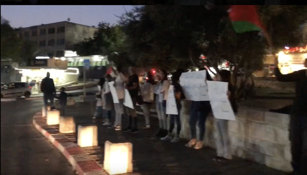 بالفيديو.. فلسطينيو48 يتظاهرون دعمًا للأسرى المضربين في الناصرة