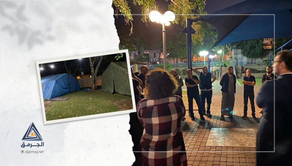 أهالي يافا يهبون لدعم "مخيم الصمود" وسط المدينة