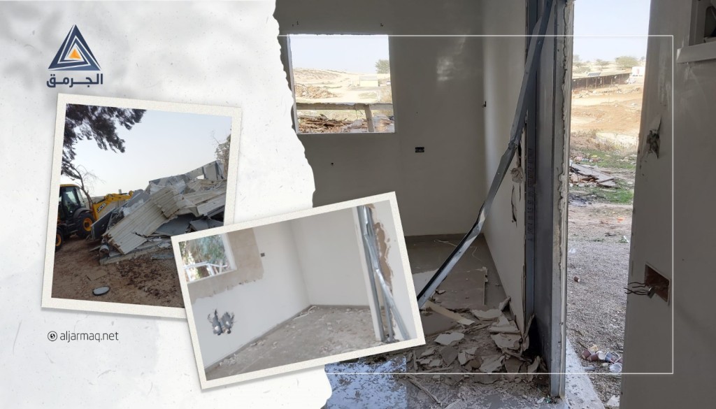 السلطات الإسرائيلية تجبر عائلة من رهط على هدم منزلها