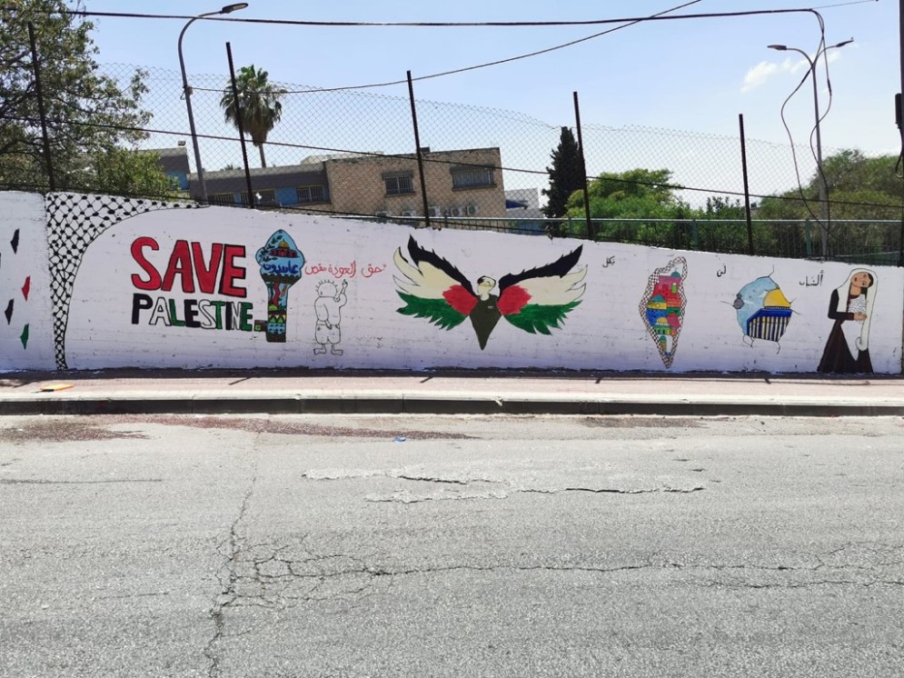 الجداريات الوطنية تغزو المدن الفلسطينية