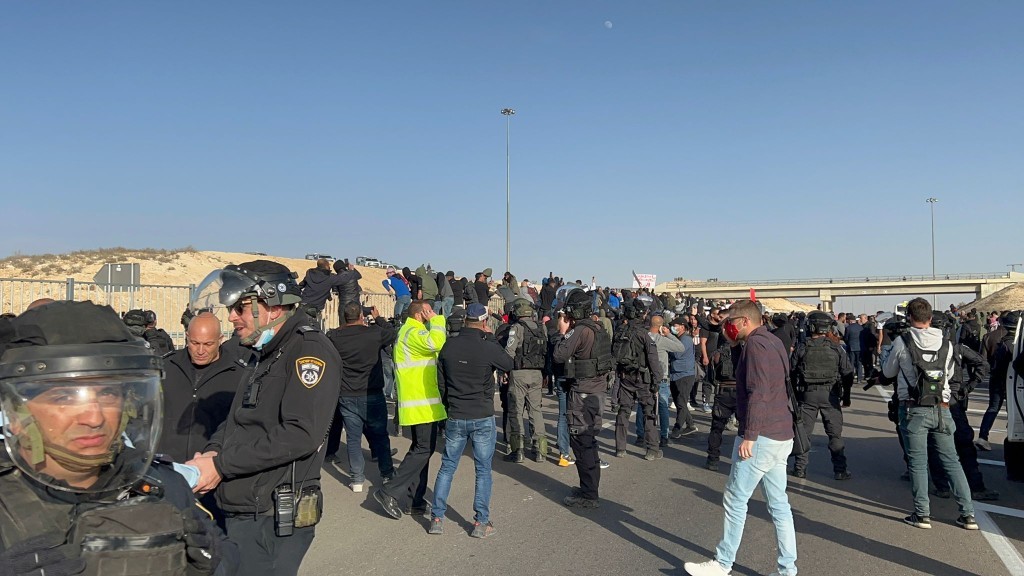 بالفيديو| الشرطة الإسرائيلية تقمع التظاهرة الإسنادية للأطرش..وإصابات في الدقائق الاولى من انطلاقها