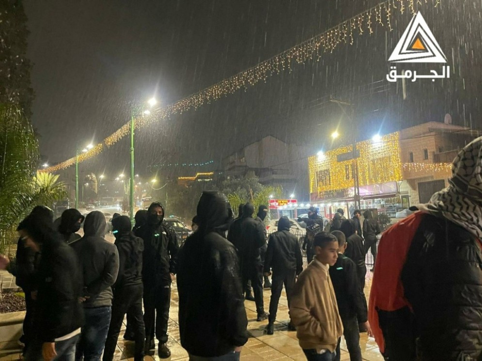 بالفيديو.. العشرات يتظاهرون في كفركنا تضامنًا مع النقب