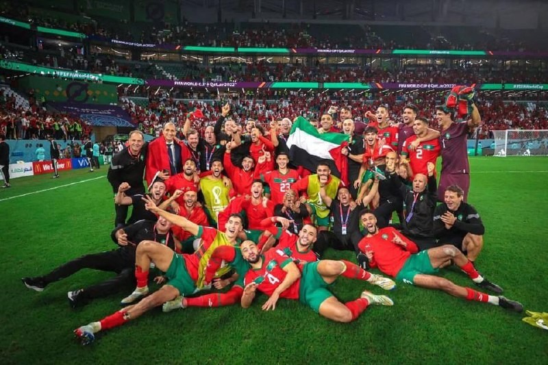متساويًا مع الأرجنتين.. فيفا تمنح المنتخب المغربي أعلى تقييم في المونديال