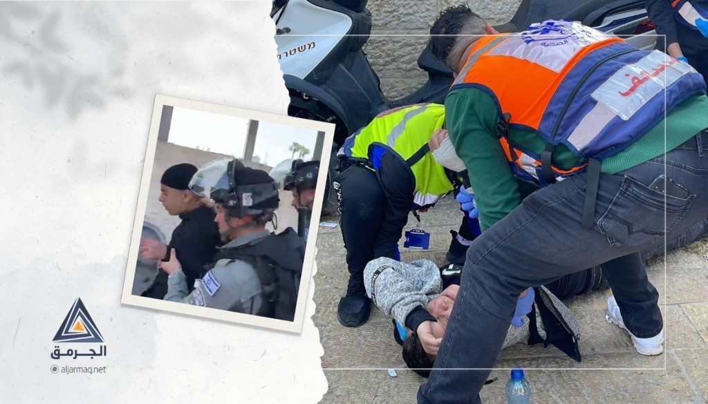 إصابات واعتقالات ومواجهات..بالفيديو| قوات الاحتلال تعتدي على الفلسطينيين بالقرب من باب العامود