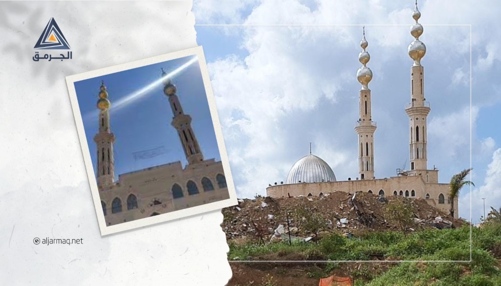 مجهولون يلقون النفايات في محيط مسجد الفاروق برهط