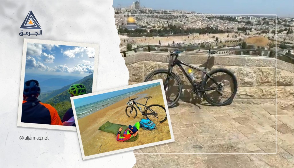 يطمحون للوصول إلى النقب وغلاف غزة..فلسطينيون يجوبون البلاد على دراجاتهم الهوائية لاستكشافها
