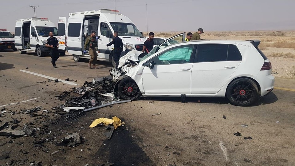 مصرع 4 مقدسيين بحادث سير مروع في النقب
