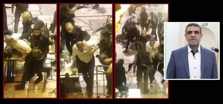 بالفيديو.. شرطة الاحتلال تعتدي بوحشية على القيادي محمد سلامة وعائلته بالقدس