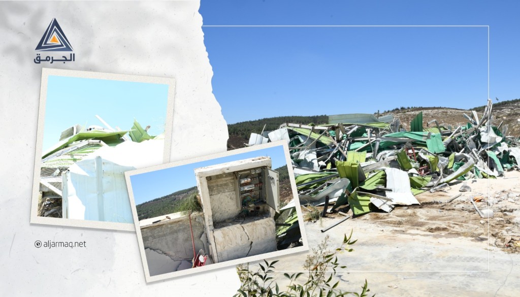 الجرافات الإسرائيلية تهدم حظيرة فيها أكثر من 400 رأس غنم في يافة الناصرة