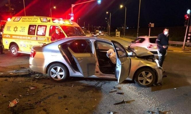 إصابة 7 أشخاص بحادث سير قرب البحر الميت