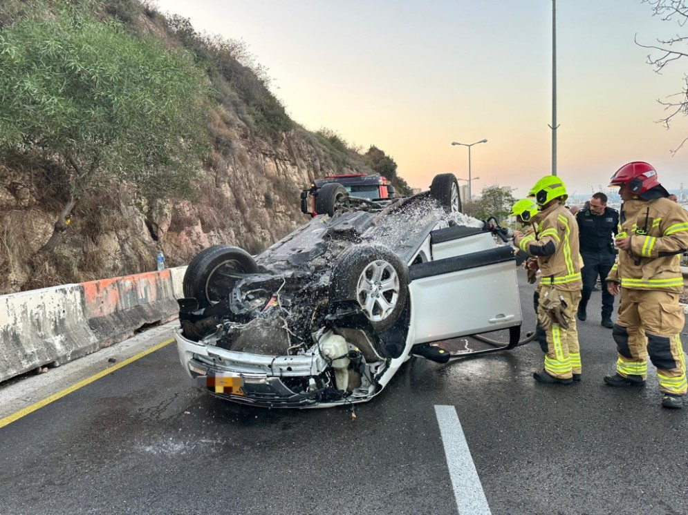 3 إصابات بحادث طرق في حيفا