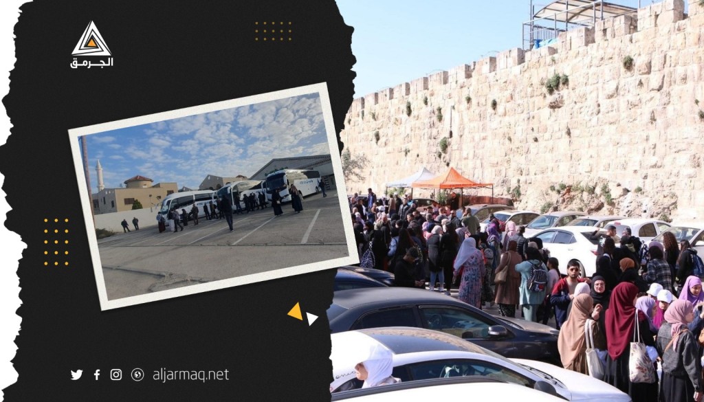 186 حافلة انطلقت من أراضي48 إلى الأقصى لتنظيفه استعدادًا لشهر رمضان