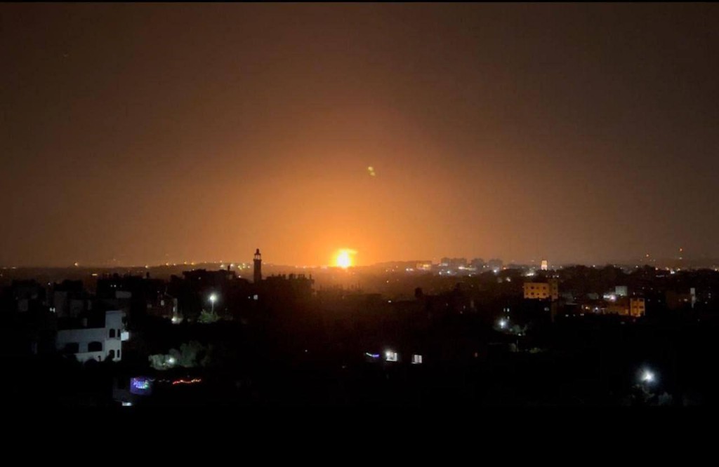الجيش الاسرائيلي يشن عدوان على قطاع غزة