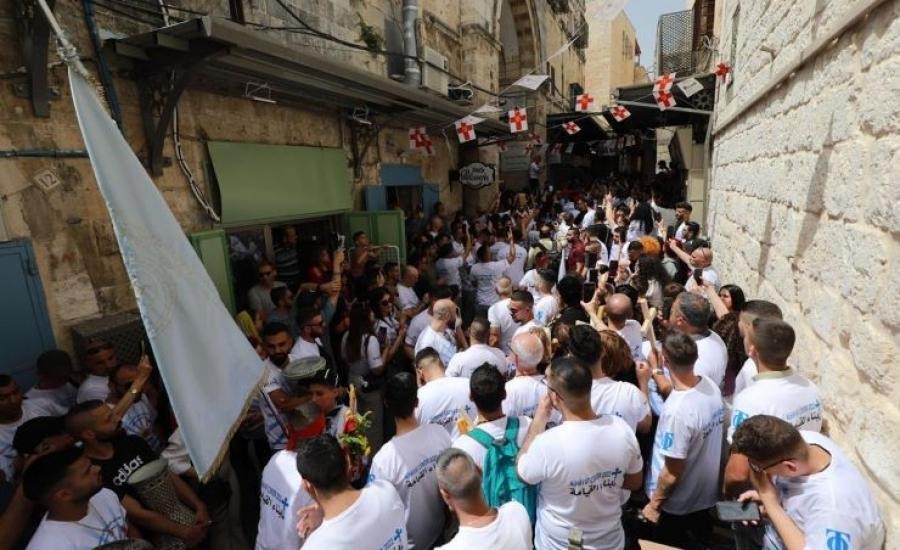 الاحتلال يفرض قيودًا مشددة على المشاركين باحتفالات سبت النور