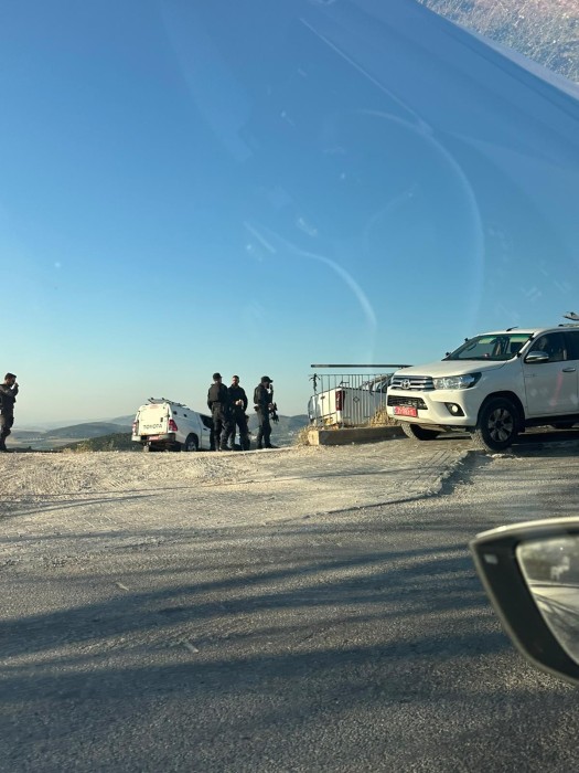 الجرافات الإسرائيلية تقتلع أشجار زيتون في عين ماهل