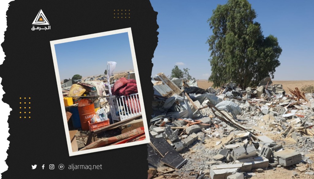 هدموا حتى حظائر الأغنام وشردوا 16 طفلًا..هدم 5 منازل لعائلة الغول في عرعرة النقب