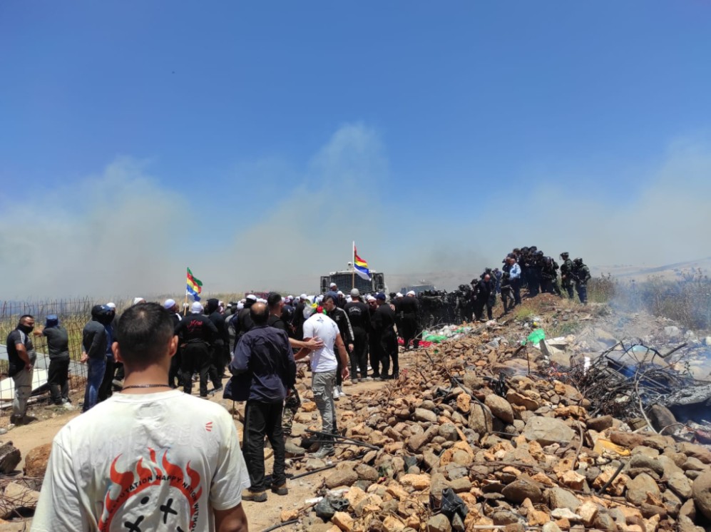 إعلان يوم غدٍ يوم غضب وإضراب في الجولان تنديدًا بقمع القوات الإسرائيلية للأهالي