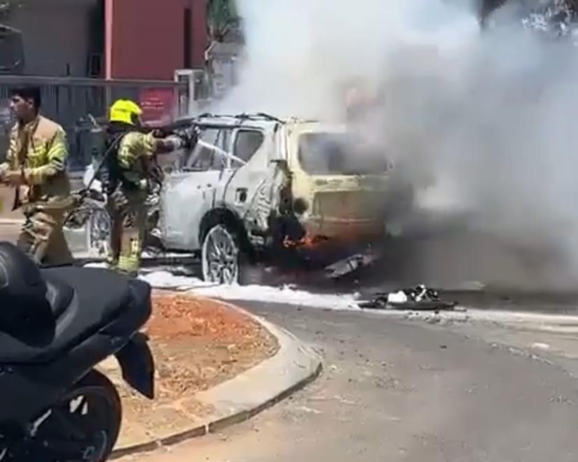 إصابة خطيرة جراء انفجار مركبة في الرملة