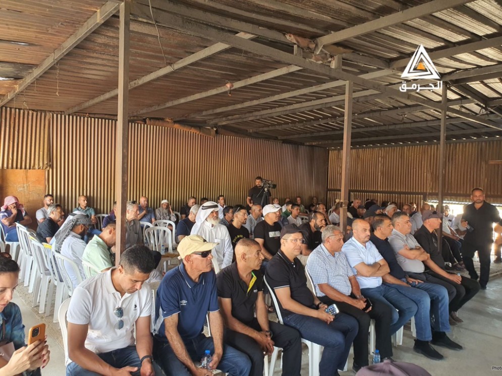 اجتماع رأس جرابا..لجنة التوجيه العليا وقيادات في أراضي48 تقرّ خطوات لمواجهة مخطط تهجير رأس جرابا
