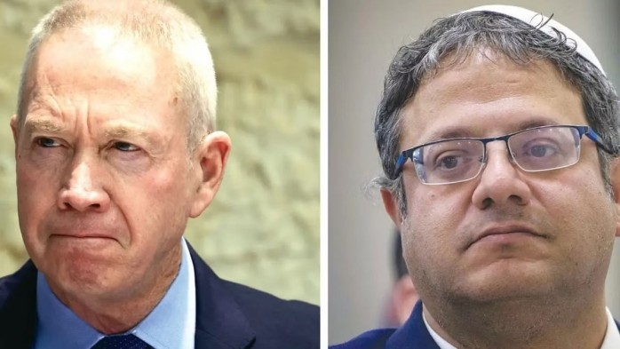 بن غفير يرد على تصريحات "غالانت" بشأن اليوم التالي للحرب على غزة