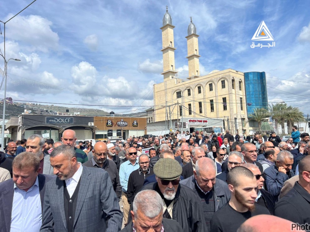 فلسطينيون بأراضي48: هذه رسالتنا من تظاهرة مجد الكروم لأبنا شعبنا في غزة