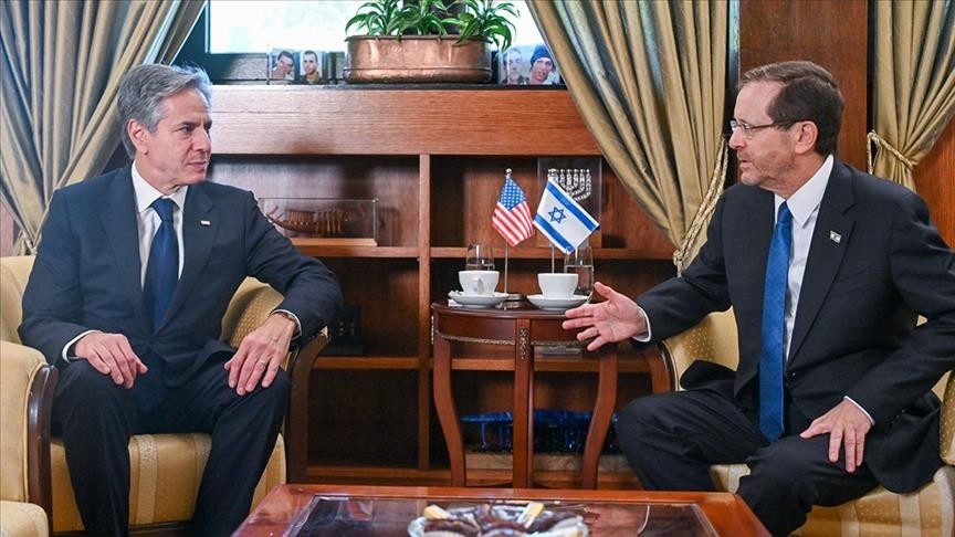 خلال لقاءٍ لهما..هذا ما قاله بلينكن للرئيس الإسرائيلي هرتسوغ بشأن الصفقة
