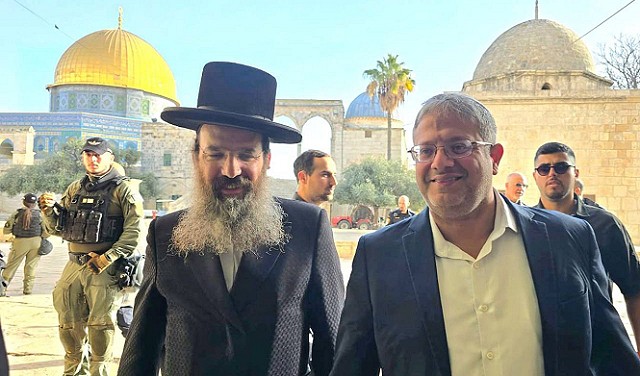 بقيادة بن غفير..مستوطنون يقتحمون المسجد الأقصى المبارك