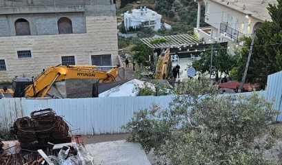 هدم منزل قيد الإنشاء في مدينة أم الفحم بزعم البناء دون ترخيص